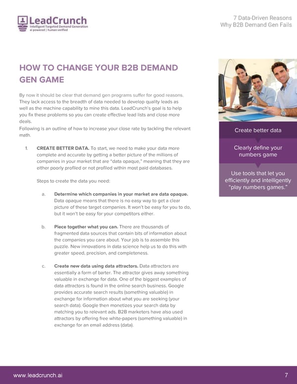 7 Data-Driven Reasons Why B2B Demand Gen Fails - Page 7